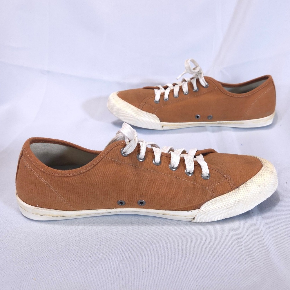 SeaVees Monterey Sneaker Womens 10 Classic Spice Canvas Low Top Brown Earthy - Picture 12 of 12